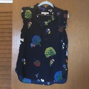 Sleeveless Loft blouse